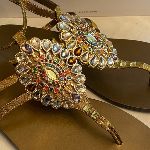 Nine West Strappy Sandals - Picture 3 of 8